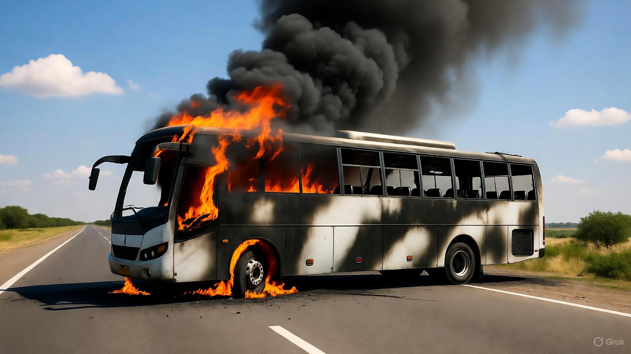 Jaisalmer Bus Fire Kills 21; PM Modi Announces Compensation