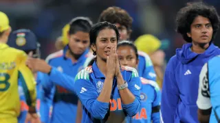 Jemimah Rodrigues scores unbeaten 127 as India Women chase record 339 against Australia in World Cup semi-final at DY Patil.