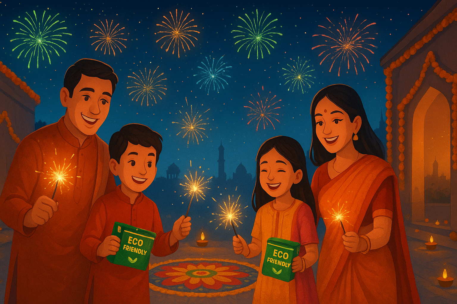 “Supreme Court allows green crackers for safe Diwali in Delhi-NCR.”