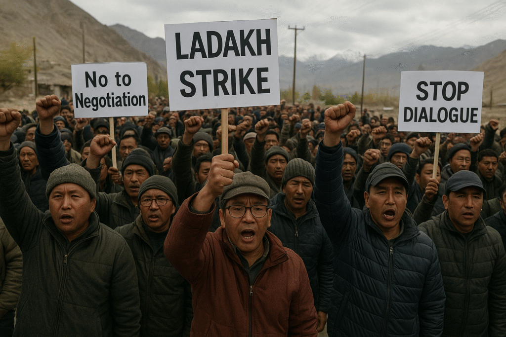 Ladakh Groups Go on Strike against Negotiations with Centre, Ministry Restates Its Dialogue Offer.