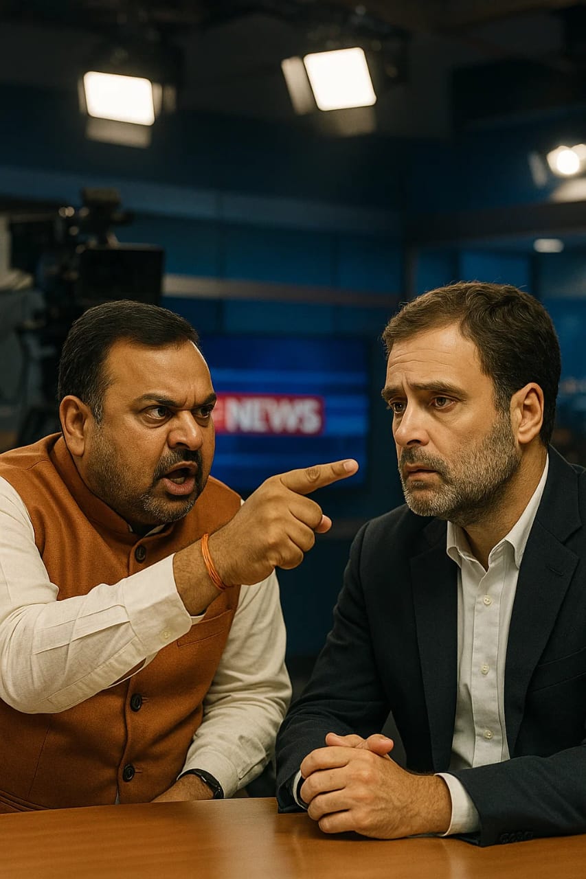 Congress has raised alarm after a BJP spokesperson allegedly threatened Rahul Gandhi with death during a live TV debate and the party has called on the Union Home Minister Amit Shah to take instant action.