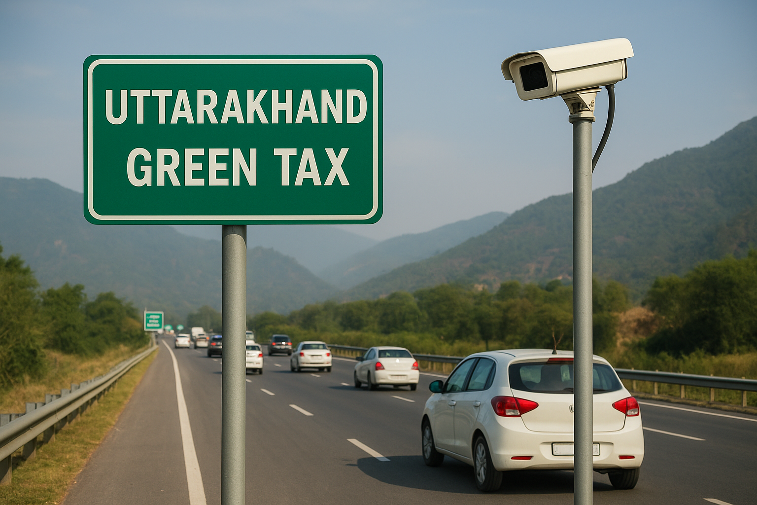 Vehicles entering Uttarakhand to be monitored under new Green Tax system with ANPR cameras installed at state borders