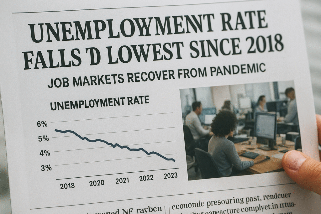“Indian labour market recovers as unemployment rate drops to lowest level since 2018, according to PLFS report.”