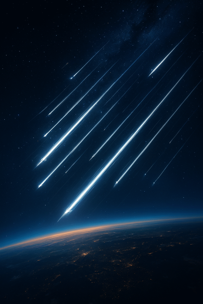 Starlink satellites falling toward Earth at high speed