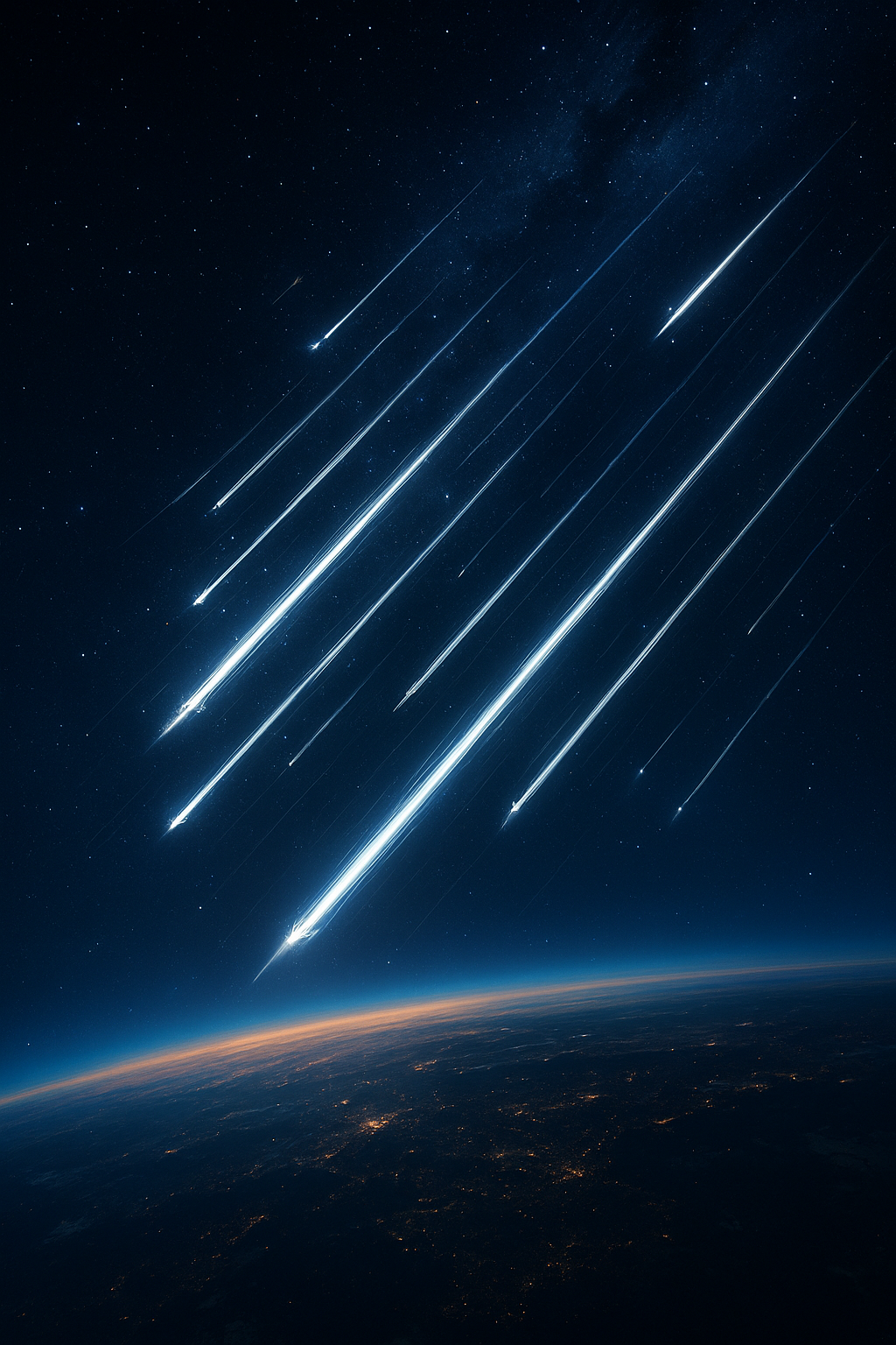 Starlink satellites falling toward Earth at high speed