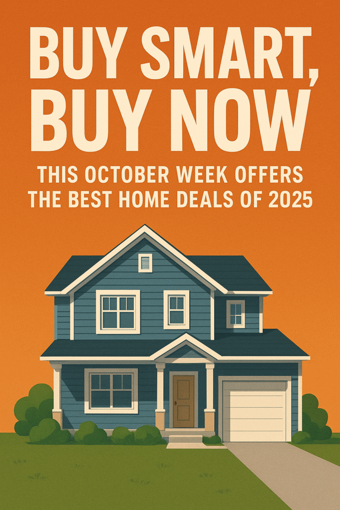 Buy Smart, Buy Now: October 2025 offers the best home deals with lower mortgage rates, more inventory, and great negotiation opportunities