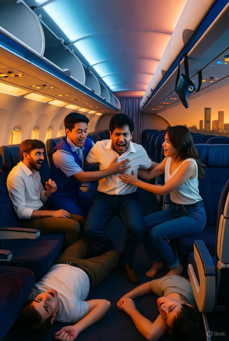 Indian student Praneeth Kumar Usiripalli arrested for stabbing two teenagers with a metal fork on Lufthansa flight from Chicago to Frankfurt, diverted to Boston.