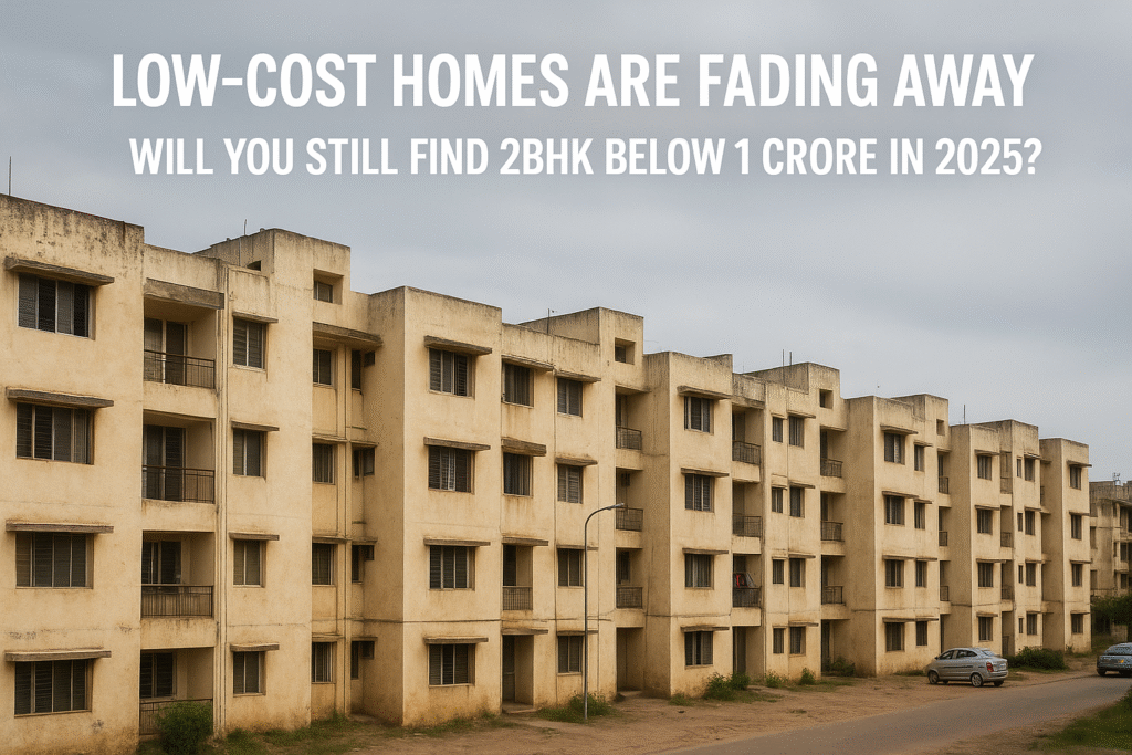 Affordable Homes Are Disappearing: Can You Still Find a 2BHK Under ₹1 Crore in 2025?
