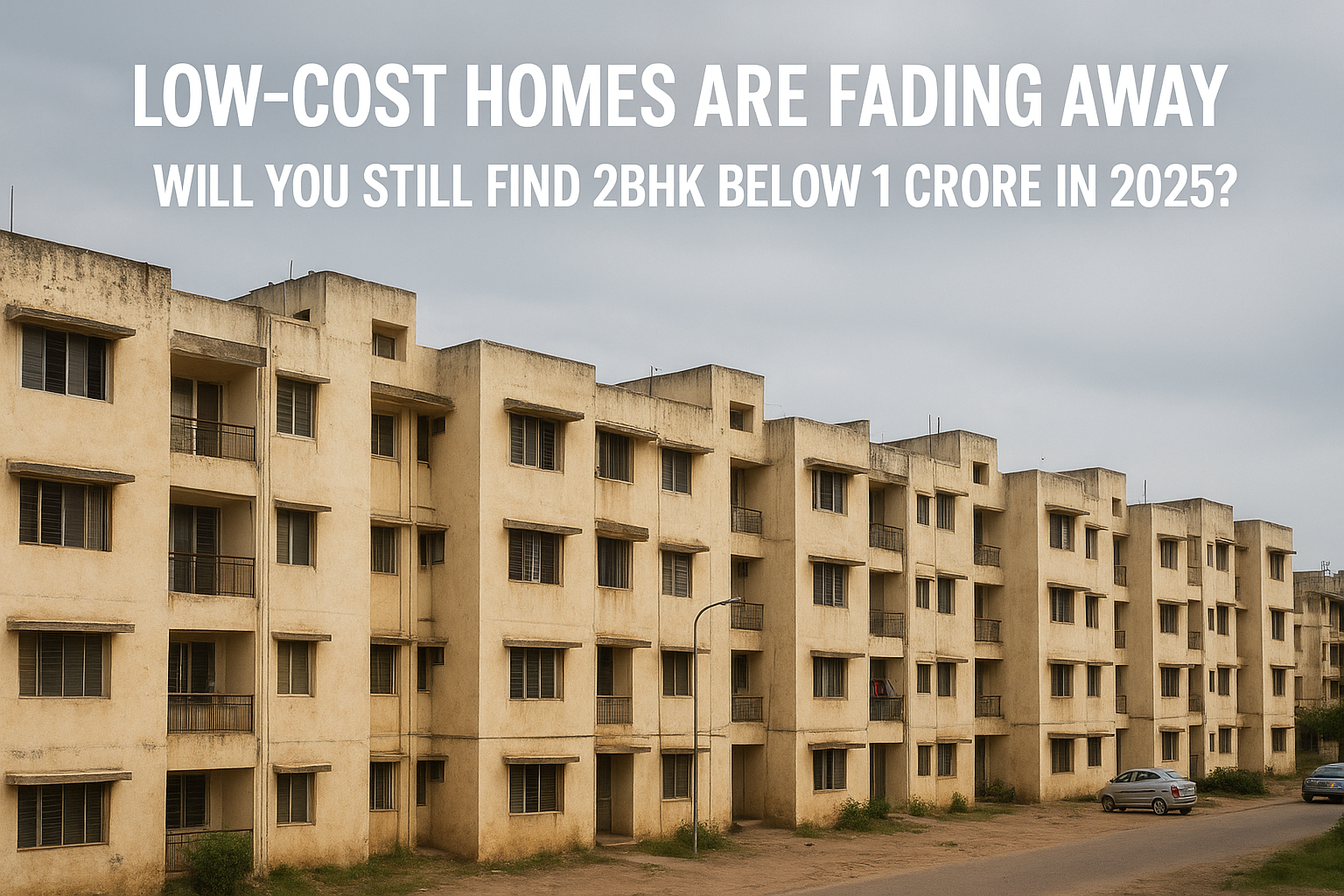 Affordable Homes Are Disappearing: Can You Still Find a 2BHK Under ₹1 Crore in 2025?