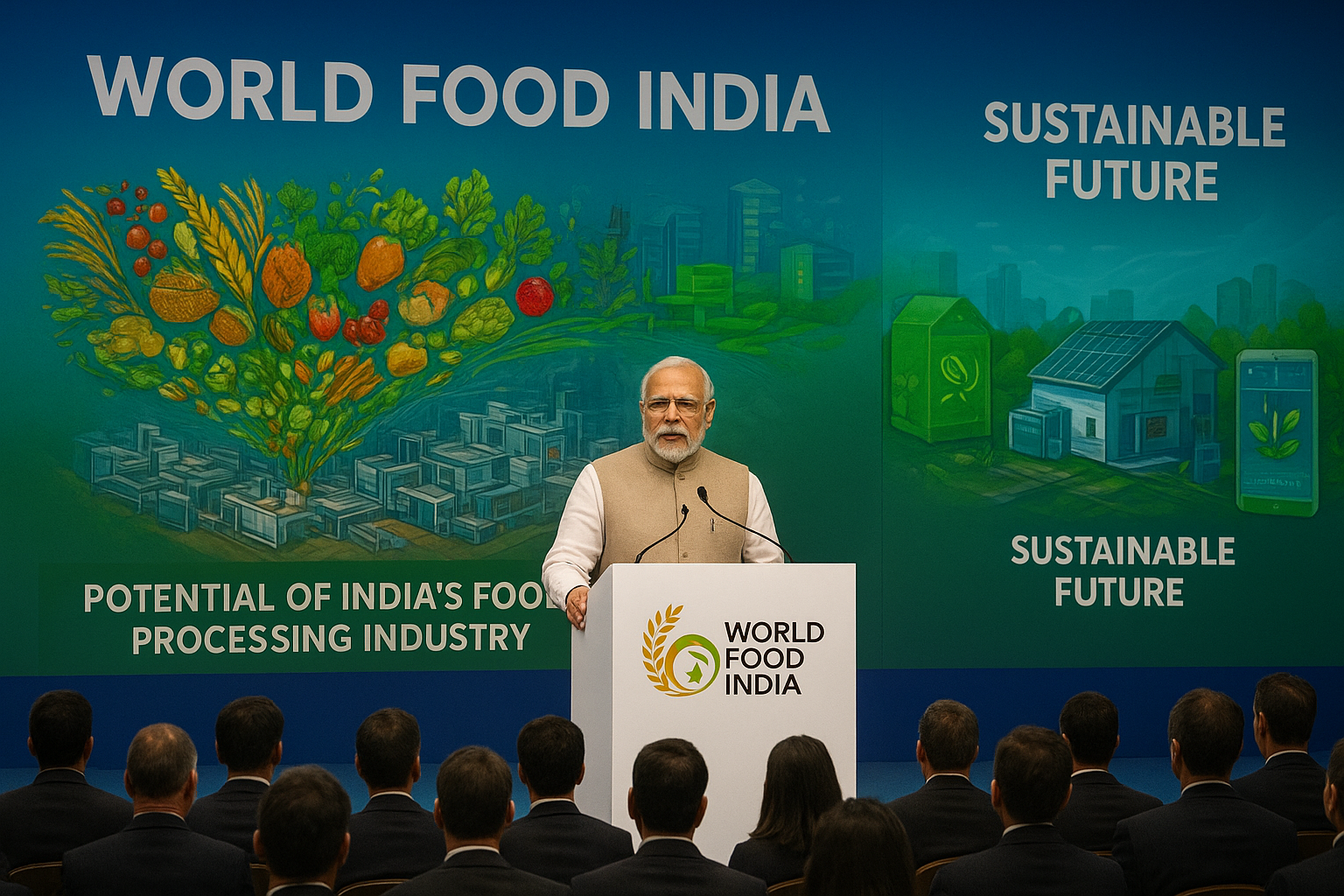 What PM Modi says : Global Investors Should Look for prospect in Food Processing in India
