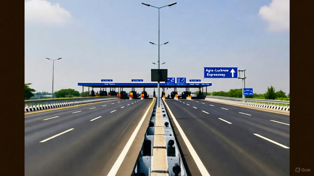 Fatehabad toll workers protest on Agra-Lucknow Expressway, allowing 5,000 vehicles to pass free after receiving low Diwali bonus