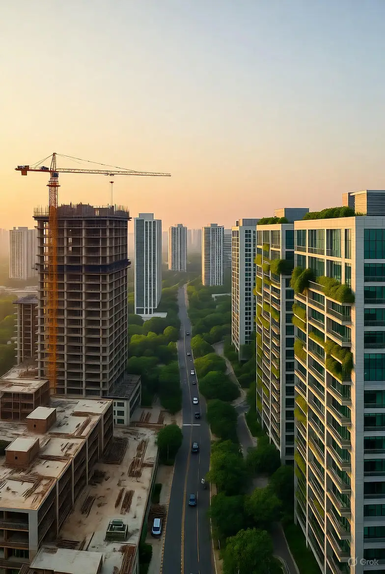 India property market surges in Q3 2025 as Delhi NCR and Bengaluru lead with record housing price growth driven by luxury demand and strong infrastructure.