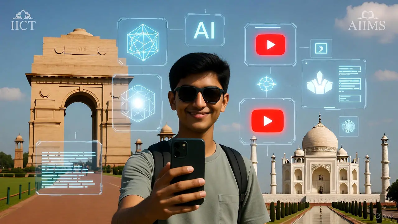 YouTube introduces new AI features and major partnerships to support creators, students, and professionals in India’s growing digital economy.